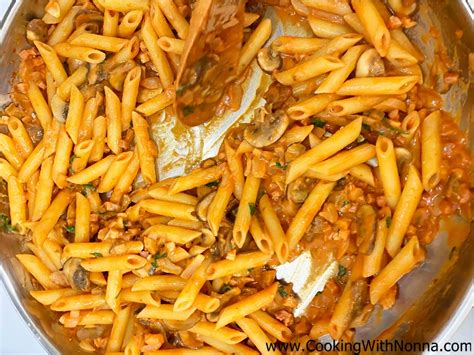penne-alla-boscaiola-cooking-with-nonna image