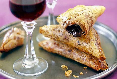 chocolate-filled-phyllo-triangles-recipe-leites-culinaria image