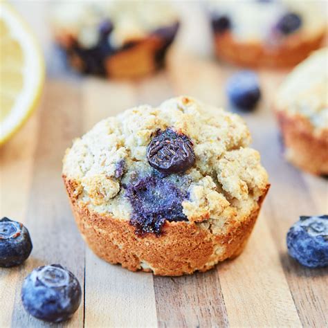 lemon-blueberry-protein-muffins-flourish image