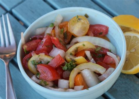 tomato-and-roasted-lemon-salad-recipe-simply image