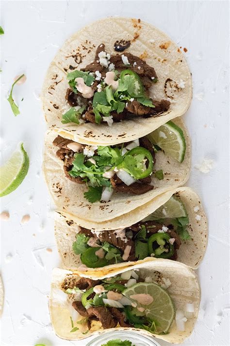 easy-steak-tacos-with-chipotle-creama-the-home image