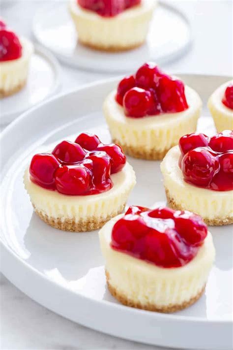 mini-cherry-almond-cheesecakes-my-baking-addiction image