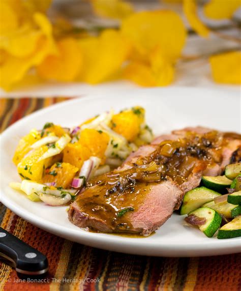 pan-seared-duck-breasts-with-orange-fennel-salsa-gf image