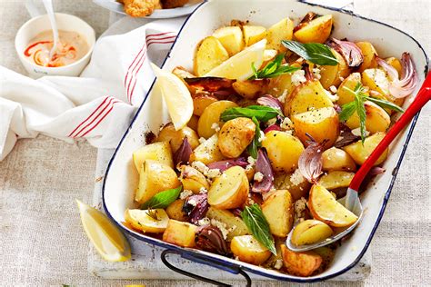 mint-lemon-and-feta-roast-potatoes-recipe-better image