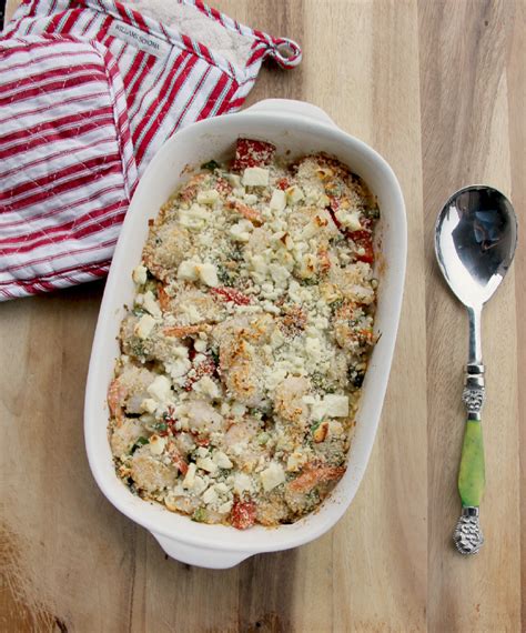 roasted-shrimp-red-peppers-and-feta-southern-food image