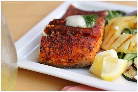 grilled-blackened-salmon-with-creamy-cucumber-dill image