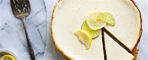 lemon-lime-greek-yogurt-cheesecake-gluten-free image