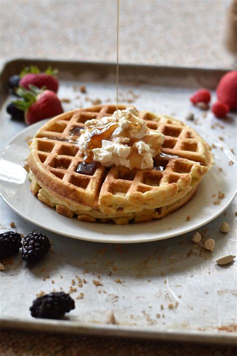 vanilla-cardamom-waffles-with-two-spoons image