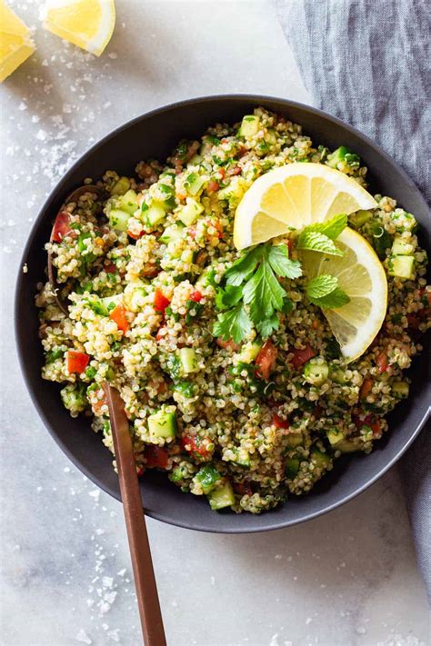 easy-quinoa-tabbouleh-green-healthy-cooking image