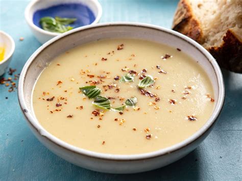 roasted-garlic-and-parmesan-rind-soup-recipe-serious image