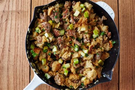 recipe-bread-sausage-and-apple-hash-kitchn image