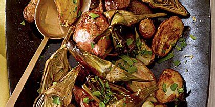 roasted-fingerling-potatoes-and-baby-artichokes image