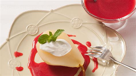 apple-poached-pears-with-raspberry-sauce-thrifty image