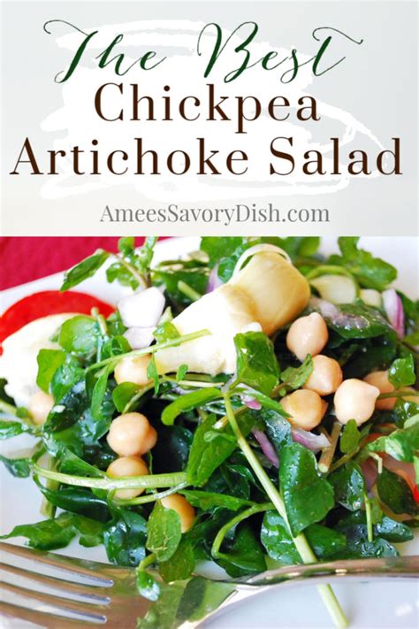 easy-chickpea-artichoke-salad-amees-savory-dish image