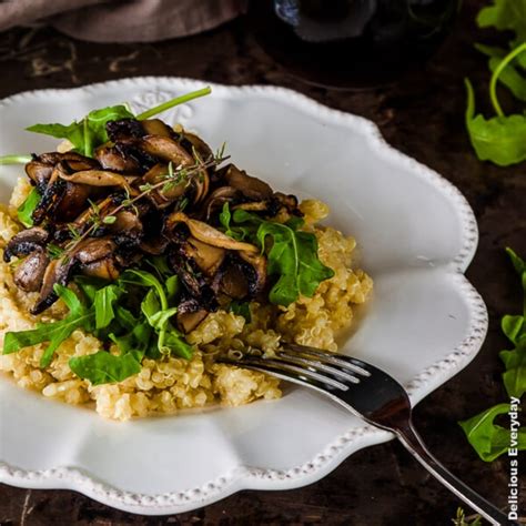 thyme-and-mushroom-quinoa-risotto-vegan-and image