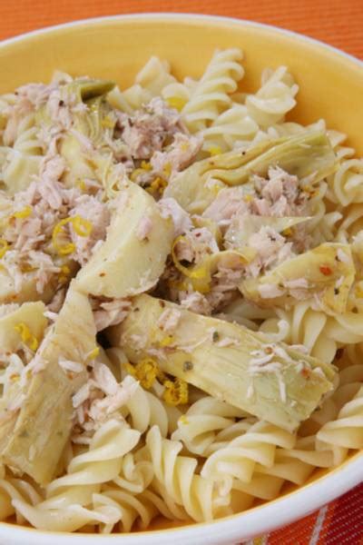 tasty-tuna-pasta-salad-with-artichokes-victoria image
