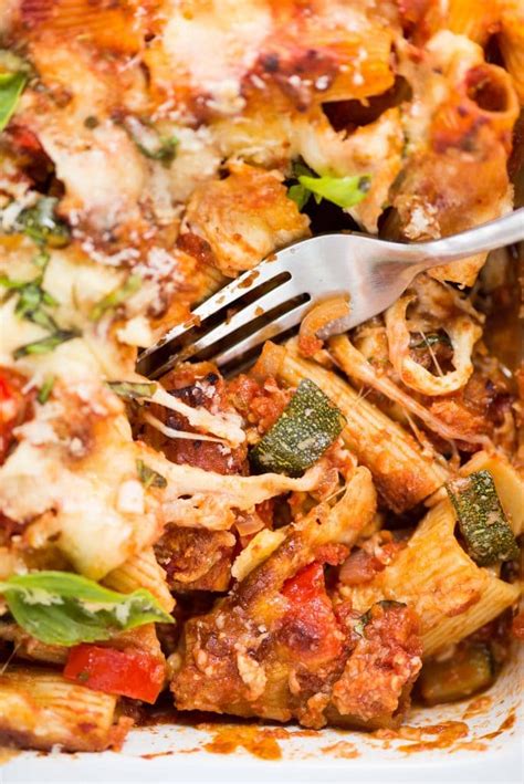 loaded-vegetable-pasta-bake-the-flavours-of-kitchen image
