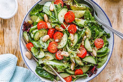 white-bean-salad-recipe-with-tomato-cucumber image
