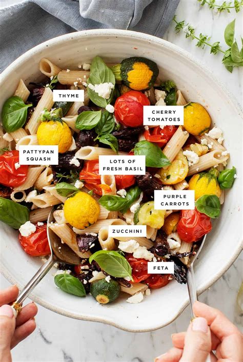 roasted-vegetable-pasta-recipe-love image