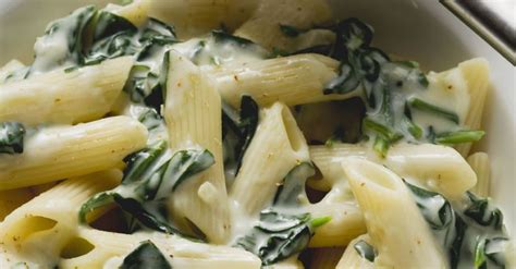 creamy-spinach-penne-pasta-recipe-eat-smarter-usa image