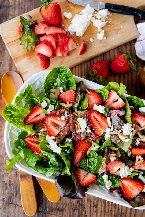 dang-good-strawberry-salad-with-feta-tangy image