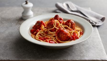 spaghetti-and-meatballs-recipe-bbc-food image