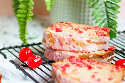 maraschino-cherry-quick-bread-javacupcake-food image