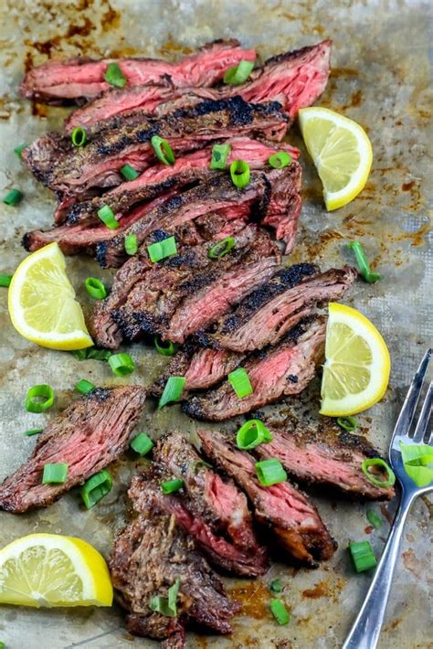 the-best-garlic-grilled-flank-steak-recipe-sweet image