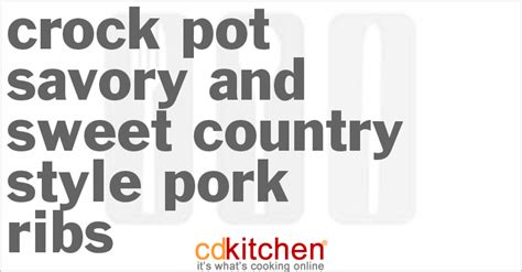 crock-pot-savory-and-sweet-country-style-pork-ribs image