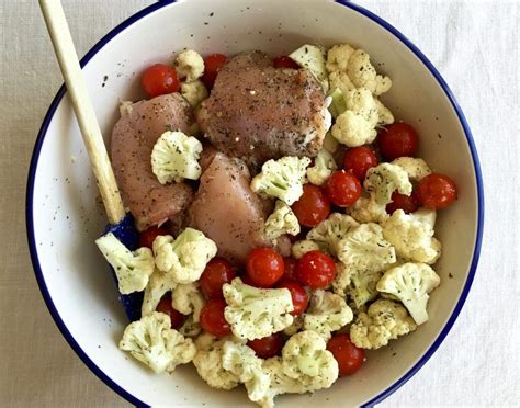 chicken-and-cauliflower-sheet-pan-dinner-tara-teaspoon image