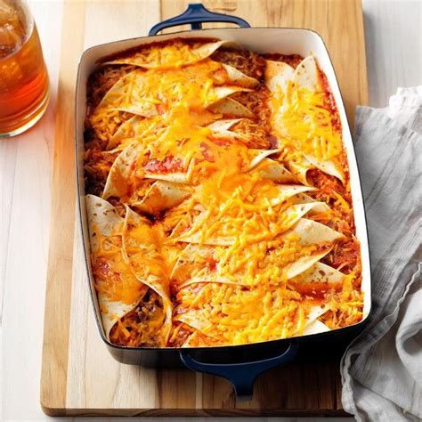 how-to-make-easy-beef-enchiladas-taste-of-home image