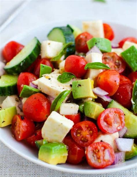 tomato-cucumber-and-mozzarella-cheese-salad image