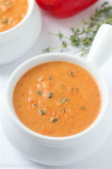 cauliflower-roasted-red-pepper-soup-gal-on-a-mission image