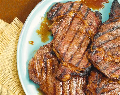 beer-and-brown-sugar-ribeye-steak-recipe-food image