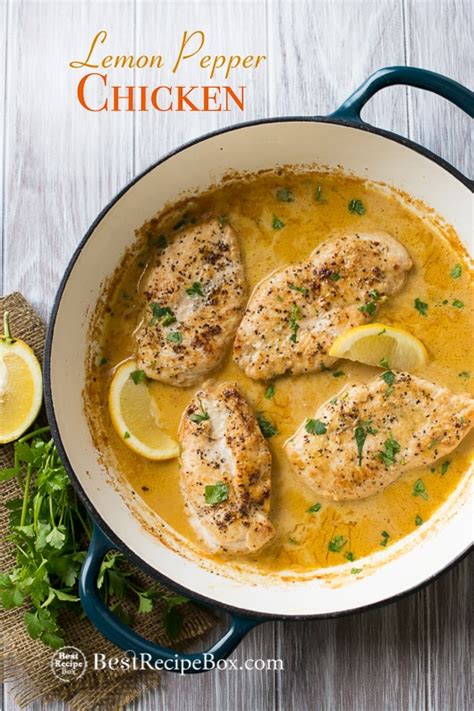 lemon-pepper-chicken-recipe-with-creamy-garlic image