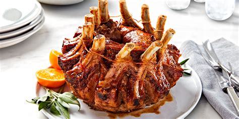 crown-roast-of-pork-with-orange-pomegranate-glaze image