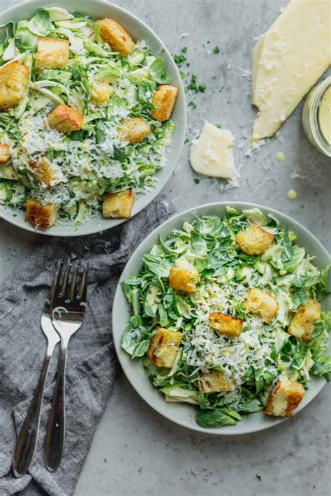 brussel-sprout-caesar-salad-homemade-croutons image