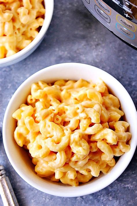 instant-pot-mac-and-cheese-crunchy-creamy-sweet image
