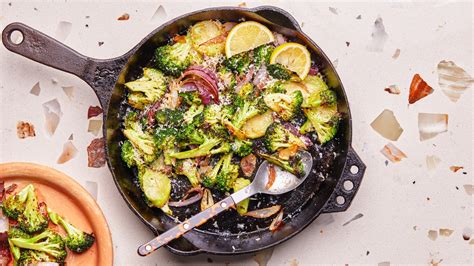 broccoli-with-onion-and-parmesan-recipe-bon-apptit image