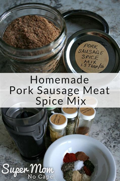 homemade-pork-sausage-meat-spice-mix-super-mom image