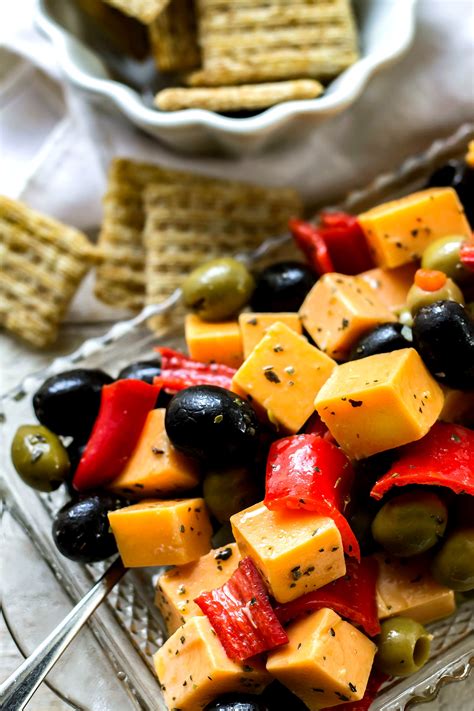 marinated-cheese-peppers-and-olives-bunnys-warm-oven image