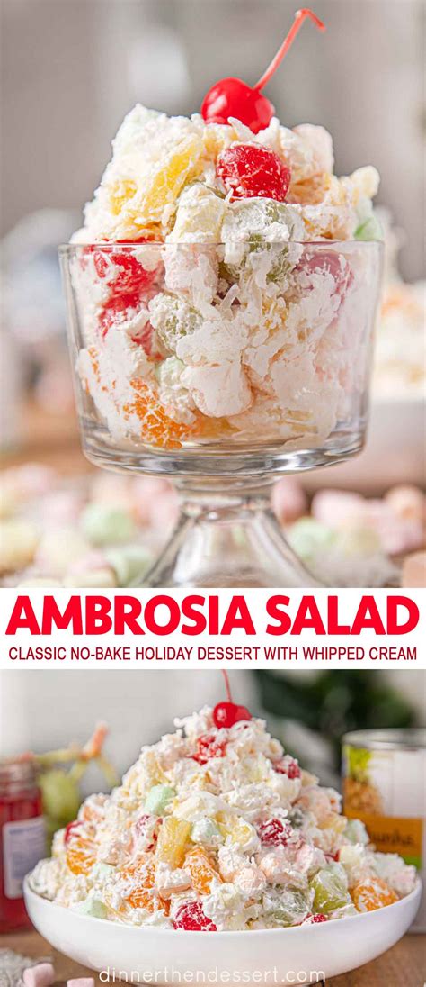ambrosia-salad-recipe-marshmallows-and-fruit-video-dinner image
