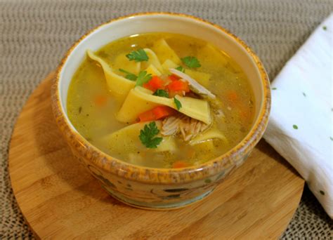 pressure-cooker-chicken-noodle-soup-happy-belly image