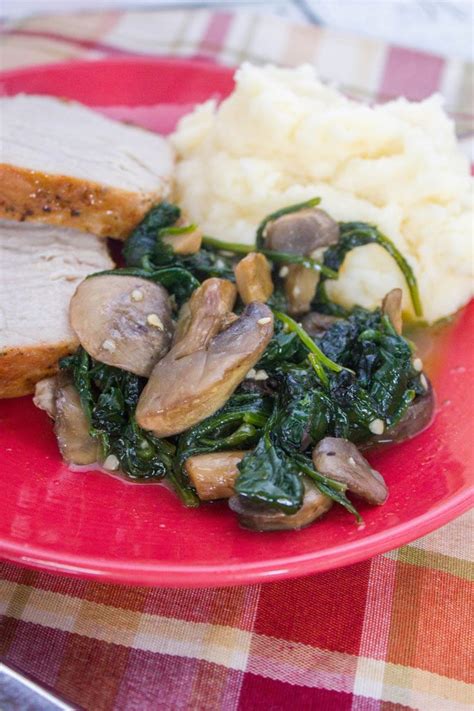 garlic-butter-spinach-and-mushrooms-crazed-mom image