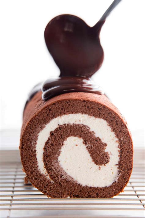 chocolate-swiss-roll-cake-recipe-simply image