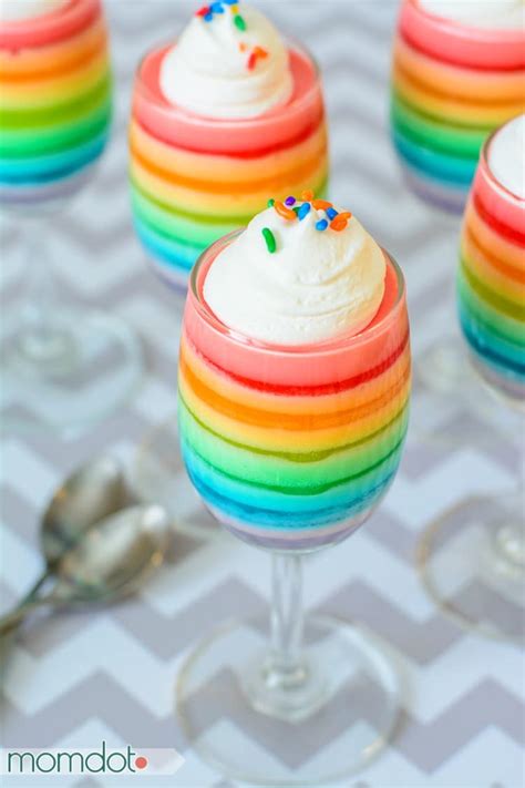 rainbow-jello-parfait-easy-2-ingredient image