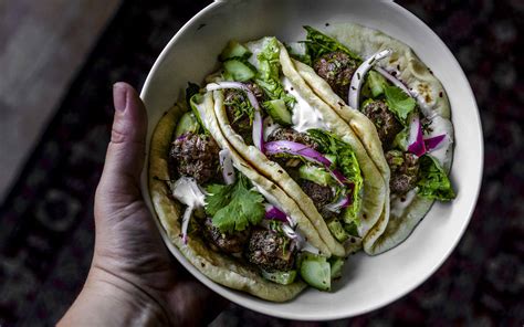 homemade-meatball-soft-tacos-recipe-fiction image
