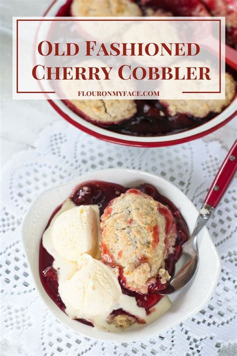 old-fashioned-cherry-cobbler-flour-on-my-face image