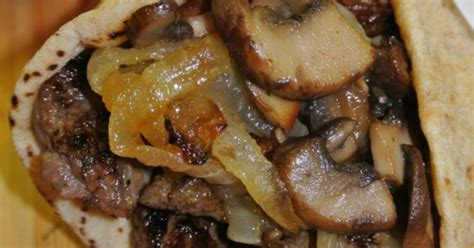greek-steak-pitas-with-caramelized-onions-and image