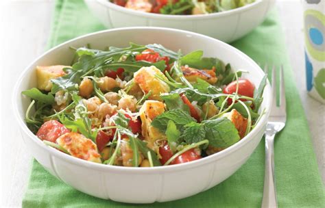 minted-haloumi-salad-healthy-food-guide image